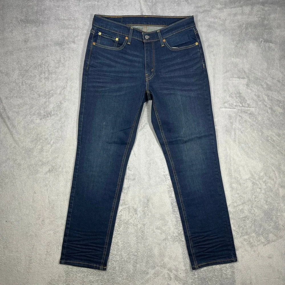 Levi's 511 Slim Jeans Mens 32x32(31) Dark Wash Blue Stretch Denim 18181-0014